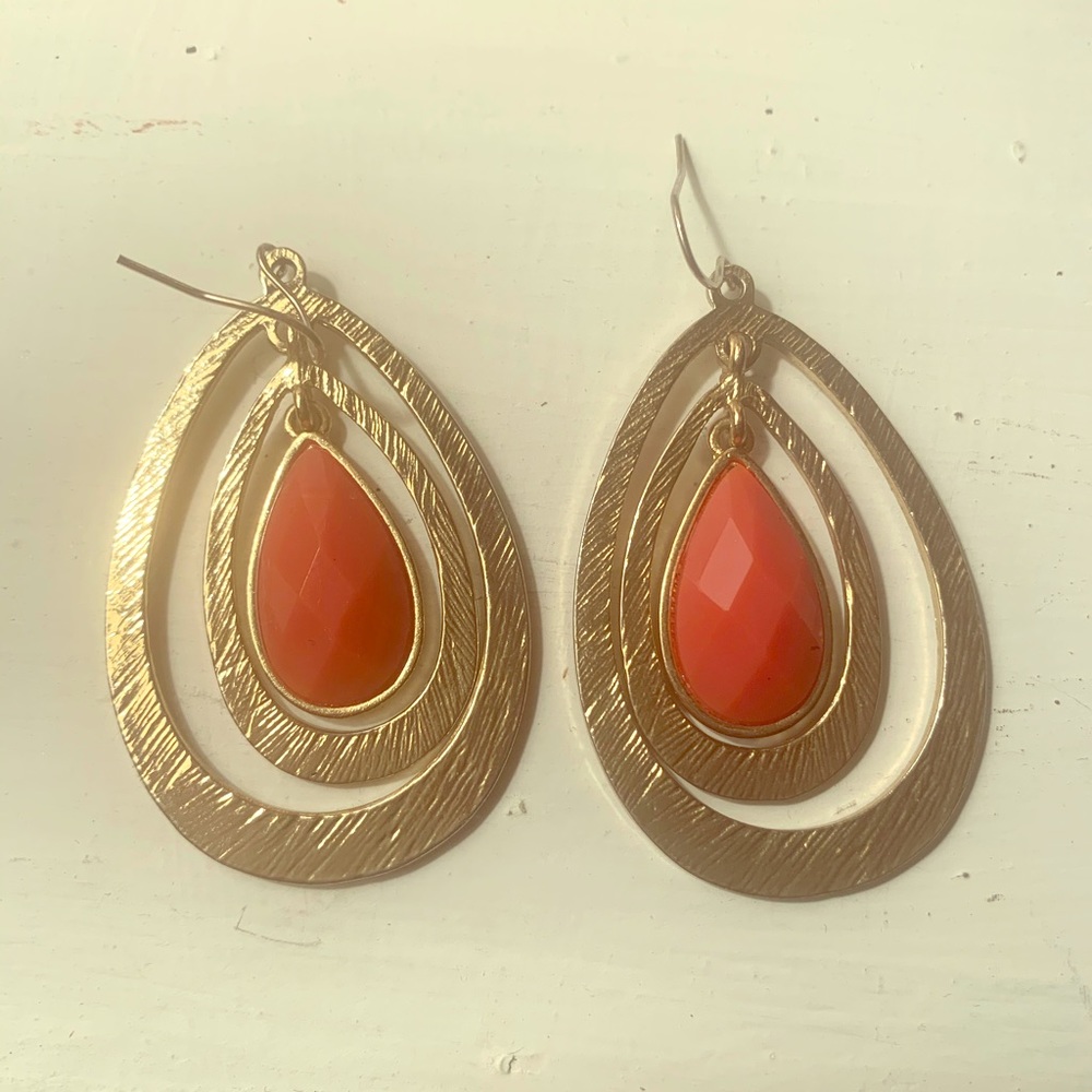 Burnished Gold Earrings
